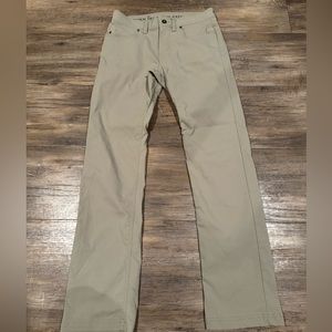 PrAna Mens Khaki Pants sz 30 EUC